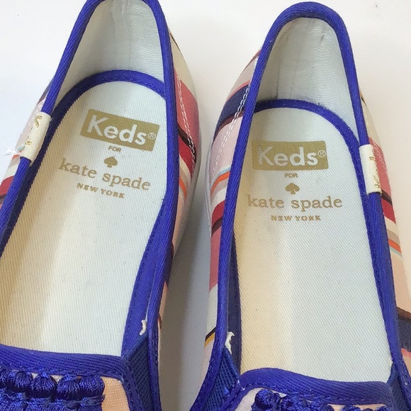 KEDS BY KATE SPADE MULTI COLOR PLATFORM LOAFERS SHOES SZ 7.5 - Picture 5 of 13